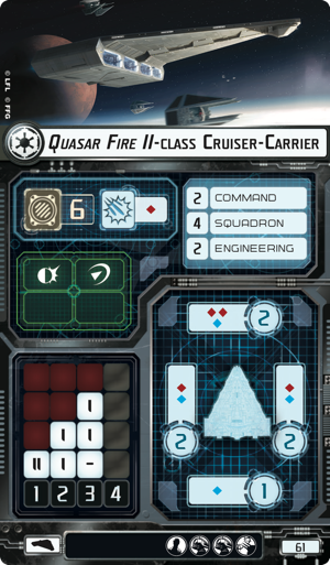 Quasar Fire II-class Cruiser-Carrier